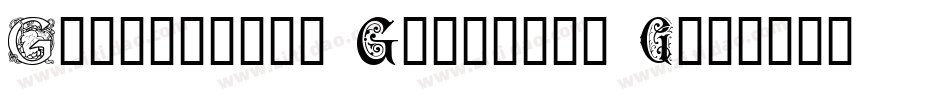 Ornamental Initials E字体转换
